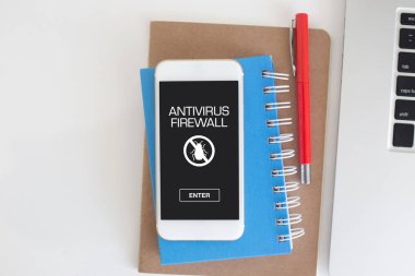  Antivirüs güvenlik duvarı kavramı 