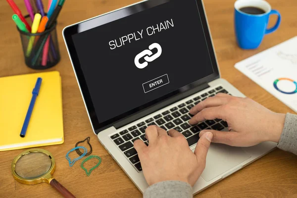 Supply chain concept — Stockfoto