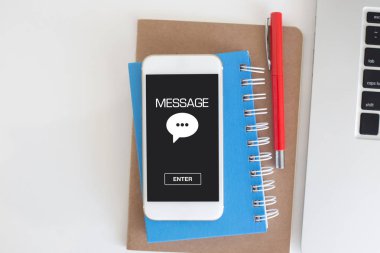 Ekranda mesaj kavramı