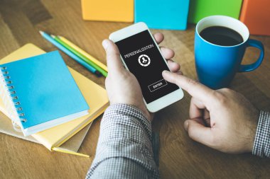 Kişiselleştirme kavram ekranda