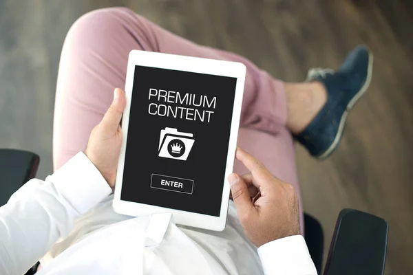 Premium Content Konzept — Stockfoto