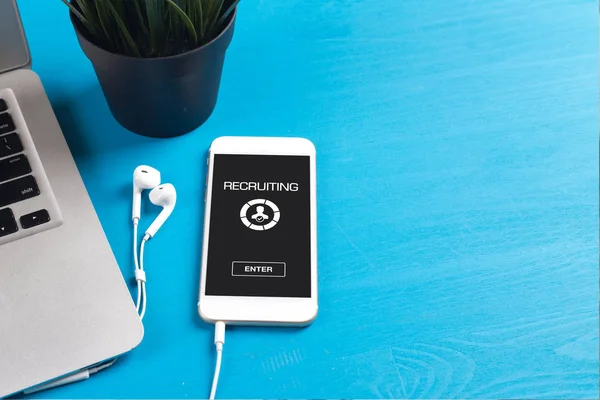 CONCEPT RECRUTANT à l'écran — Photo