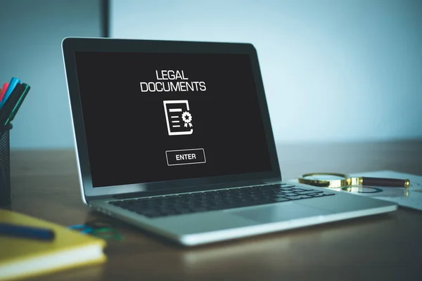 LEGAL DOCUMENT CONCEPT — Stock Photo, Image