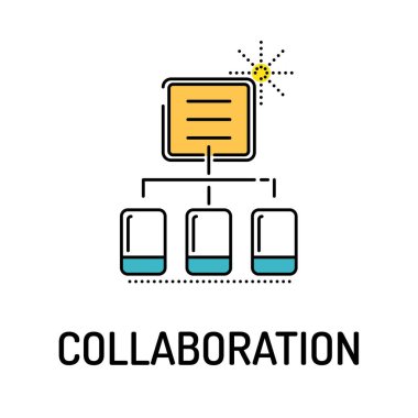 İşbirliği satırı simgesi