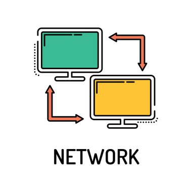 Ağ Satırı Simgesi