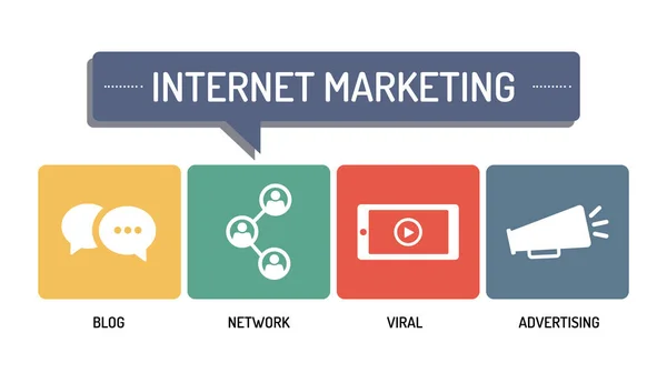 Internet Marketing - Icon Set — Stockvektor