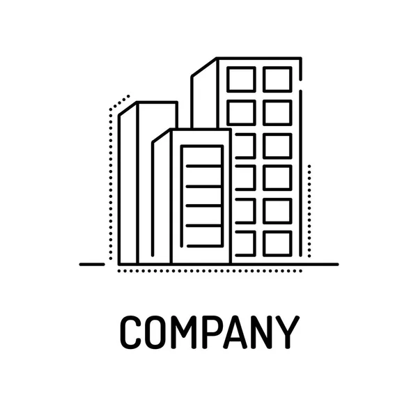 Ikone der Unternehmenslinie — Stockvektor