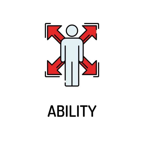 Иконка ABILITY Line — стоковый вектор