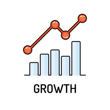 Büyüme satırı simgesi