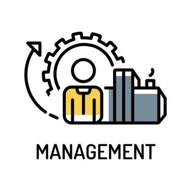 Yönetim kavramı illüstrasyon 