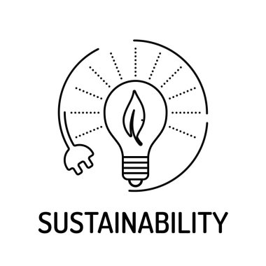 Sürdürülebilirlik satırı simgesi