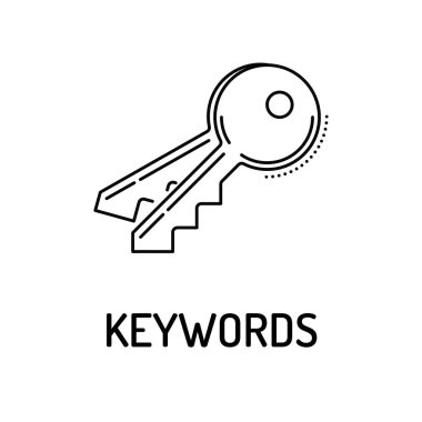 Anahtar kelimeler satırı simgesi