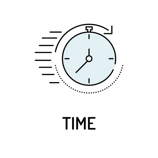 Icono de línea de tiempo — Vector de stock
