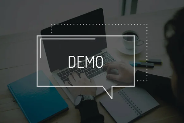 Technologie Demo Concept — Stockfoto