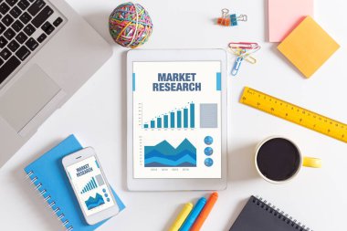 Pazar araştırması başlıklı ekran