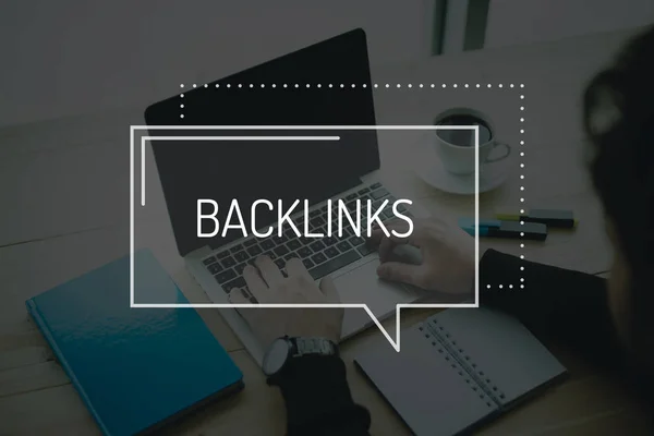 Τεχνολογία Backlinks έννοια — Φωτογραφία Αρχείου