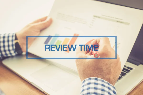 REVIEW TIME CONCEPT — Stock Photo, Image