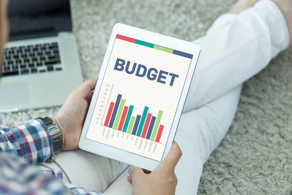 Konceptet med Budget word — Stockfoto