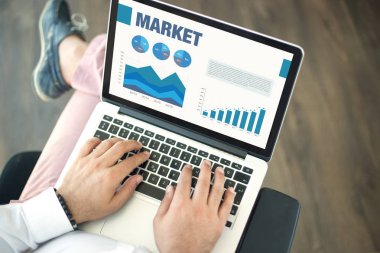 İş çizelgeleri grafikleri ekranda