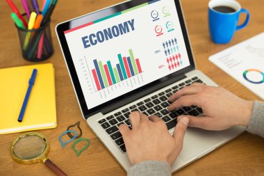 Ekonomi başlığı ile ekran