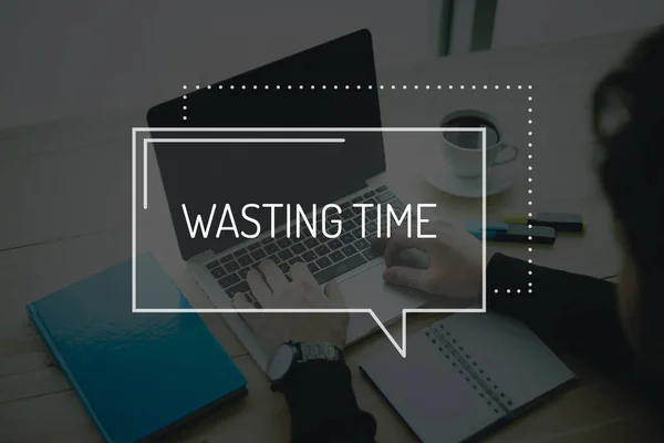 Verspillen tijd concept — Stockfoto