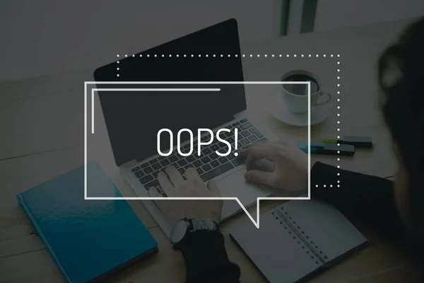 TECHNOLOGY  OOPS! CONCEPT — Stock Photo, Image