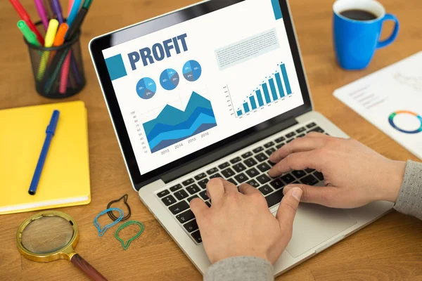 İş çizelgeleri grafikleri ekranda