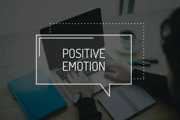 Pozitív érzelmek fogalma — Stock Fotó