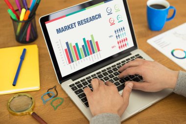 Pazar araştırması başlıklı ekran