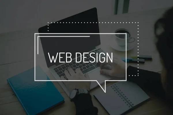 Conceito de Web design — Fotografia de Stock