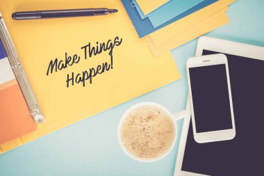 Çalışma alanı tablo üstünde not etmek 