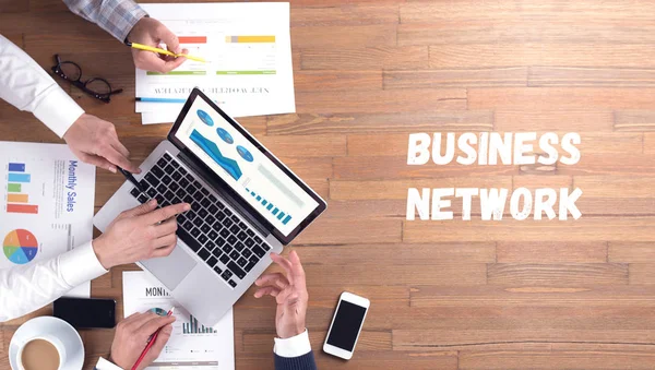 Koncepcja Biznesowa sieć — Zdjęcie stockowe