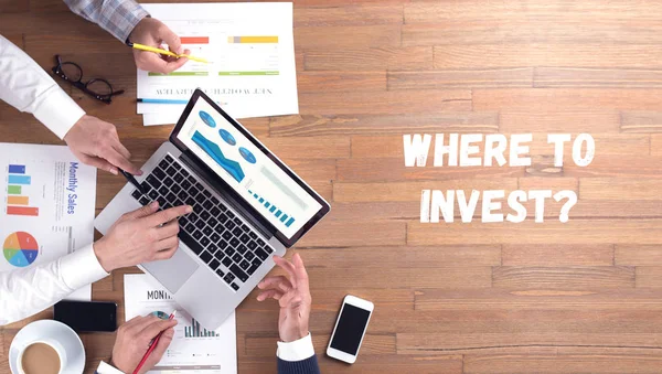 Wo soll investiert werden? Konzept — Stockfoto