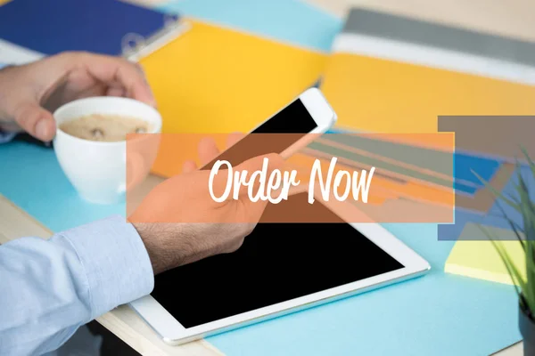 ORDER NOW CONCEPT — Stock Photo, Image
