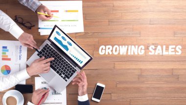 Artan satış konsepti