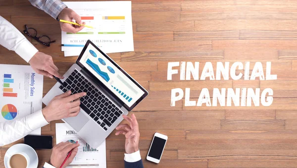 Koncepcja planowania finansowego — Zdjęcie stockowe