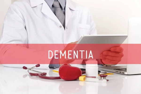 DEMENTIA CONCEITO DE SAÚDE — Fotografia de Stock