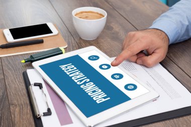 Fiyatlandırma stratejisi ekran konsepti