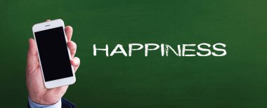 akıllı telefon elinde  