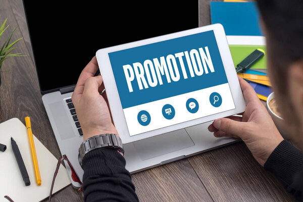 PROMOTION TEXT ON SCREEN 