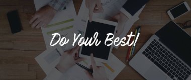 Takım çalışması iş afiş