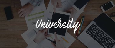 Internet ekip çalışması üniversite kavramı