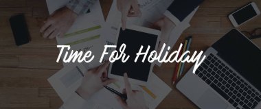 Takım çalışması iş afiş