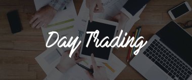 Ekip çalışması gün ticaret kavramı