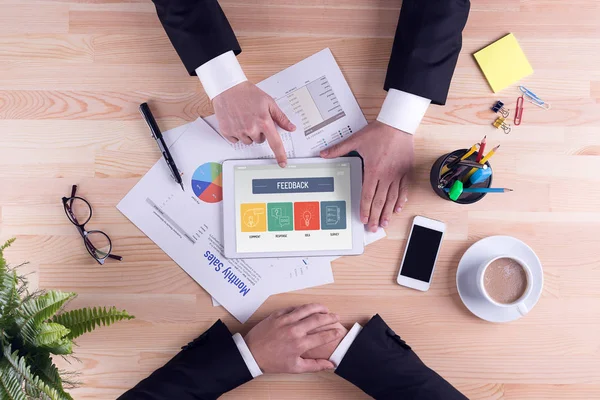 Retroalimentación empresarial Concepto — Foto de Stock