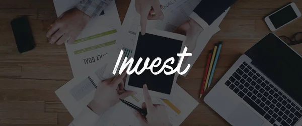 Internet Teamwork Investitionskonzept — Stockfoto