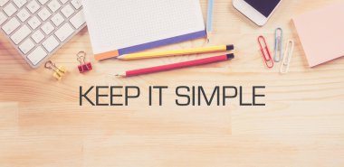 İş çalışma alanı ile ahşap arka plan