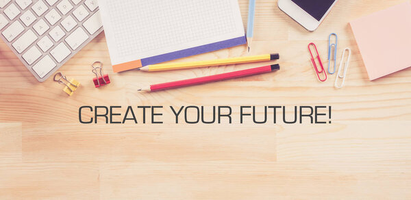 Business Workplace with  Concept 