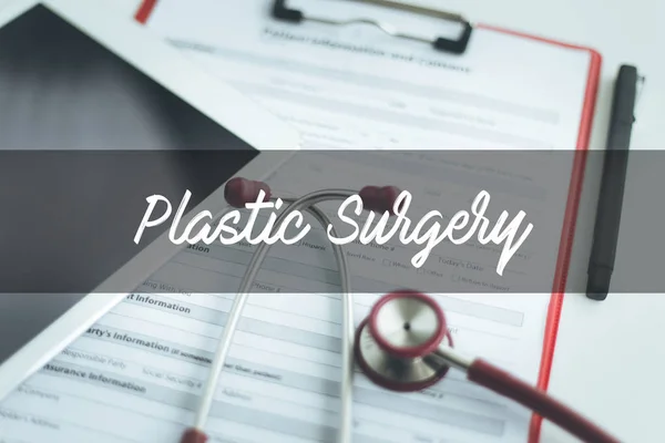 Concept: plastische chirurgie — Stockfoto