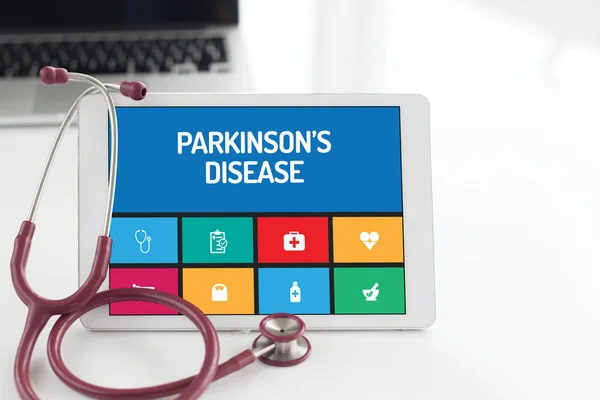 Концепція: хвороба Паркінсона — стокове фото